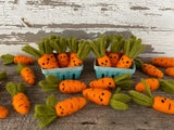 Wool Felted Carrot | 1 piece