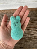 Wool Felted Peep Bunny | 1 piece